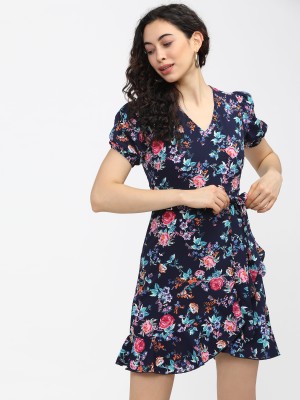 Tokyo Talkies Women Skater Multicolor Dress