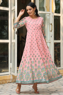 Juniper Women Maxi Pink Full Length Dress