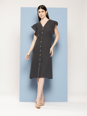 CHEMISTRY Women A-line Black Dress