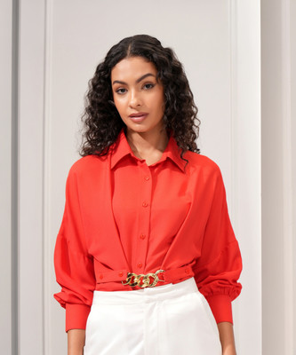 Tokyo Talkies Women Shirt Red Mini/Short Dress