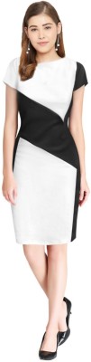 Dream Beauty Fashion Women Sheath White, Black Dress