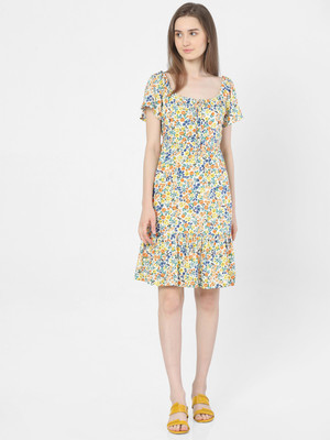 71% OFF on VERO MODA Women A-line White Dress 71% OFF on VERO MODA Women A-line White Dress