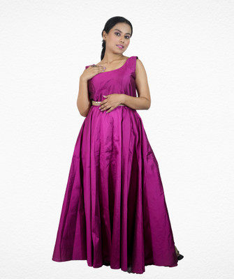 AGN Women Maxi Pink Full Length Dress