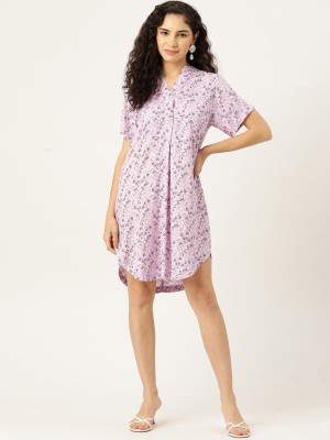 Rue Collection Women A-line Pink, Blue Dress