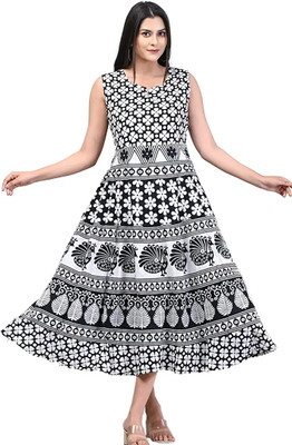MOHINI CREATION Women Maxi Multicolor Full Length Dress