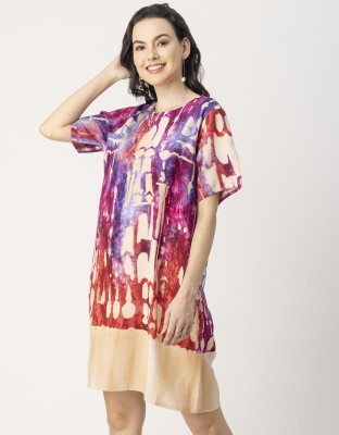 moomaya Women A-line Multicolor Dress