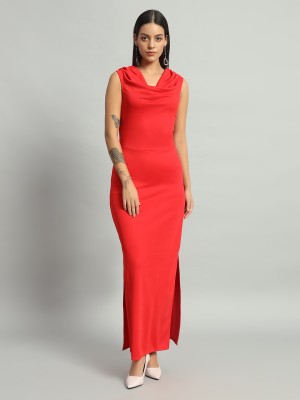 Vaararo Women Bodycon Red Dress