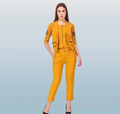 MYKUKI Top Pant Co-ords Set with Jacket