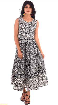 MOHINI CREATION Women Maxi Multicolor Full Length Dress