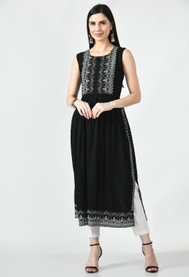 hc fashion Women A-line Black Dress