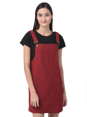 StyloFreeze Women A-line Red Mini/Short Dress