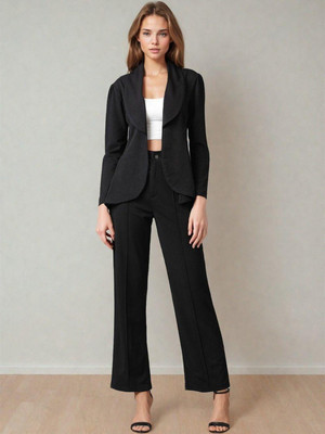 KOTTY Top Pant Co-ords Set with Blazer