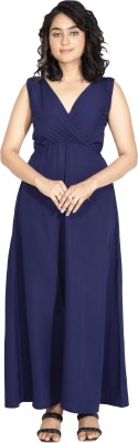 aruati Women Maxi Blue Dress