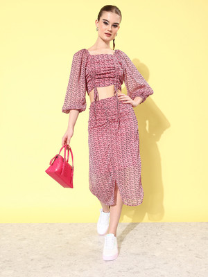 ANVI Be Yourself Top Skirt Co-ords Set