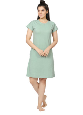 SMLI Women Nightshirts(Light Green)