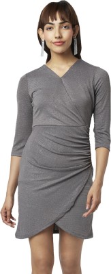 PEOPLE Women Bodycon Grey Dress