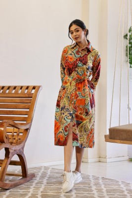 HouseOfCommon Women A-line Multicolor Dress