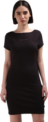 TOMMY HILFIGER Women Bodycon Black Above Knee/Mid Thigh Length Dress
