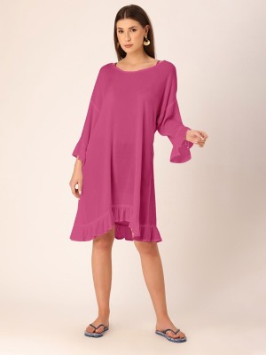 Dressberry Women A-line Pink Dress