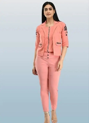 MYKUKI Top Pant Co-ords Set with Jacket
