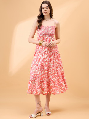 all about you Women Maxi Pink Full Length Dress