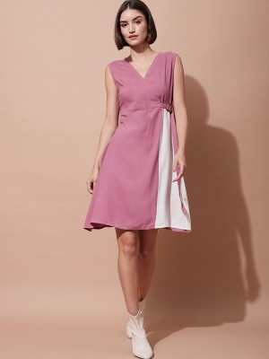 Dressberry Women A-line Pink Dress