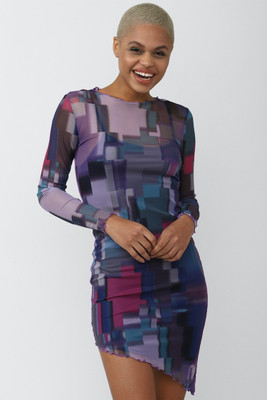 FOREVER 21 Women Bodycon Multicolor Mini/Short Dress