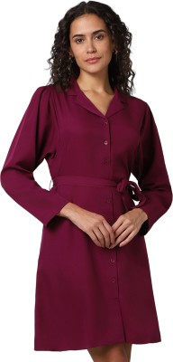 Pantaloons Women A-line Red Dress