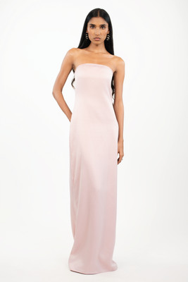 COLOR CAPITAL Women Bodycon Pink Maxi/Full Length Dress