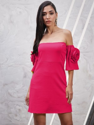 ATHENA Women Bodycon Pink Dress