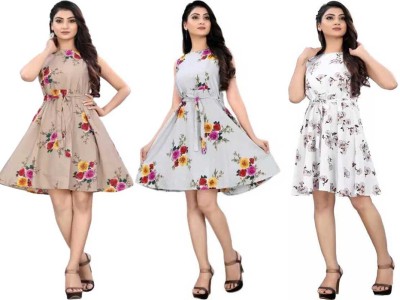 AK Fashion Women A-line Multicolor Dress