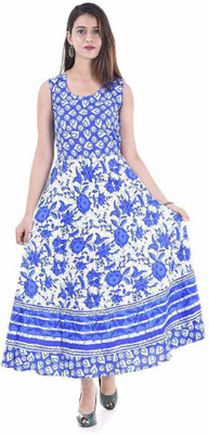 ANUNJA Flared/A-line Gown(Blue)
