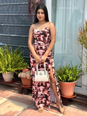TANDUL Women Bodycon Multicolor Maxi/Full Length Dress