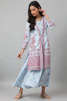 W Women Kurta Ethnic Jacket Set