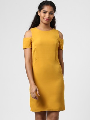 HARPA Women Bodycon Yellow Dress