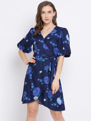 OXOLLOXO Women A-line Blue Dress