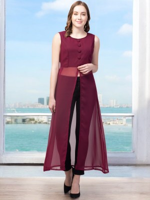 Shonisha Women A-line Purple Dress