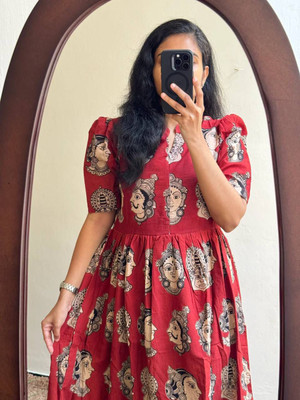 LIRATH Anarkali Gown(Red)