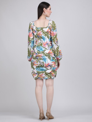 The Behruz Theory Women Bodycon Multicolor Above Knee/Mid Thigh Length Dress