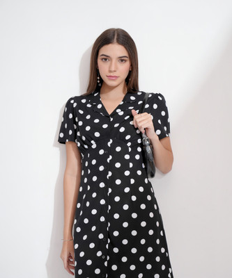 Tokyo Talkies Women A-line Black Mini/Short Dress