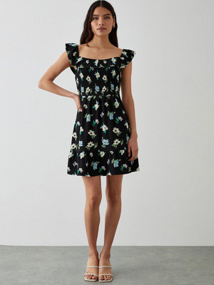 DOROTHY PERKINS Women A-line Multicolor Mini/Short Dress