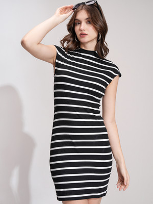 Tokyo Talkies Women Bodycon Multicolor Mini/Short Dress