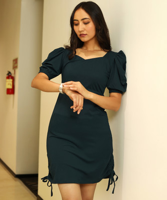 Pina Colada Women A-line Dark Blue Mini/Short Dress