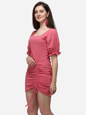 Ekaviya Women Bodycon Pink Dress