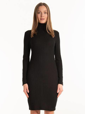 Apex manufacturers Women Bodycon Black Above Knee/Mid Thigh Length Dress