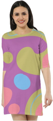 AdzSpirit Geometric Print, Abstract, Printed, Chevron/Zig Zag Women Round Neck Blue T-Shirt