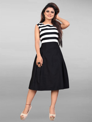 Activewear Women Maxi Black Midi/Calf Length Dress