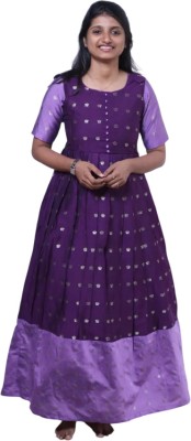 Putchi Women A-line Purple Dress