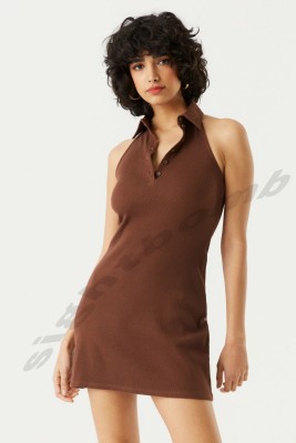 SIGHTBOMB Women Bodycon Brown Dress