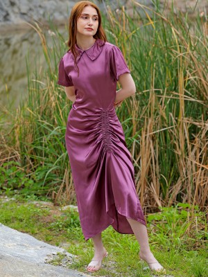 Freehand Women Bodycon Purple Dress